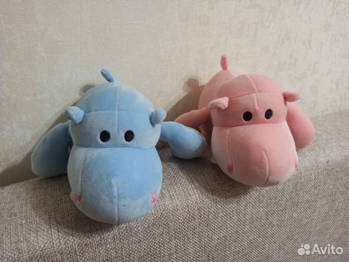 Мягкая игрушка бегемот
