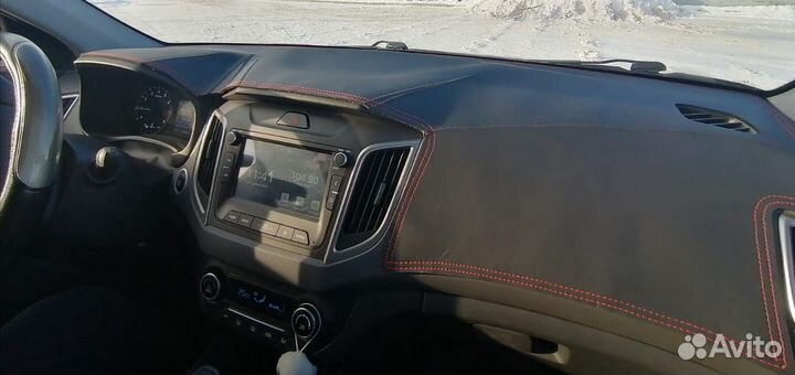 Накидка на приборную панель hyundai creta