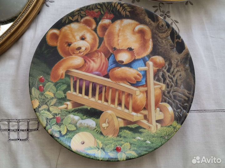 Тарелка настенная.Медведь.Медвежонок.Мишка. Тэдди