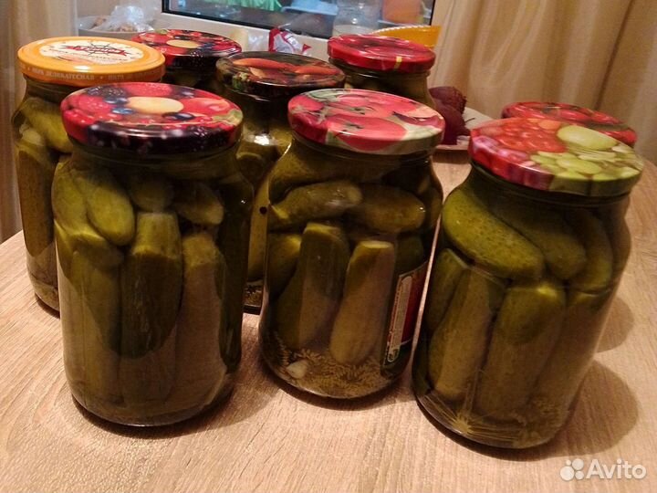 Огурцы маринованные домашние