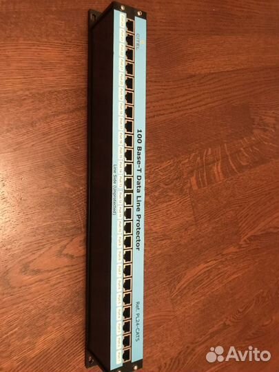 Узип для линий передачи данных Citel PL24-cat5 100