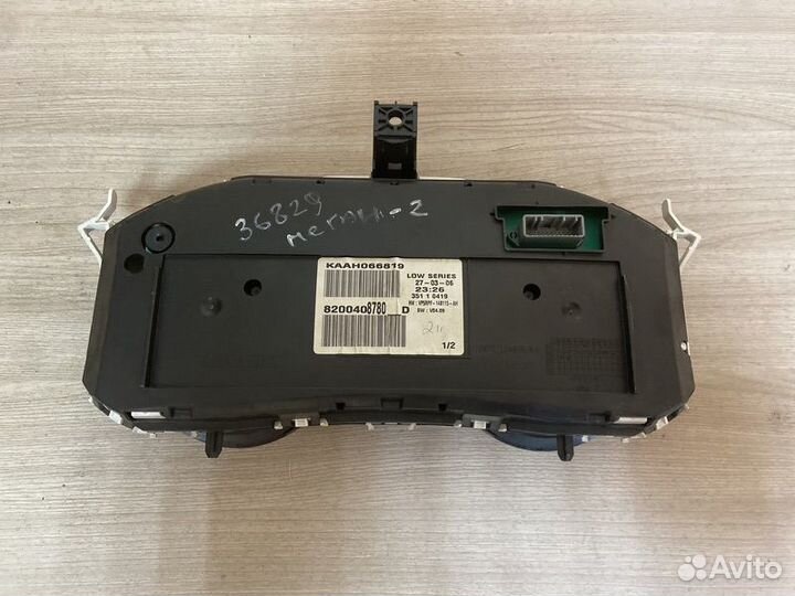 Щиток приборов МКПП Renault Megane 2 с2002-2009г М