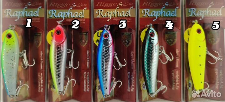 Воблер Zipbaits Rigge Raphael S-Line 45 S