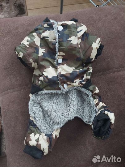 Утеплённые костюмчик для маленькой собаки