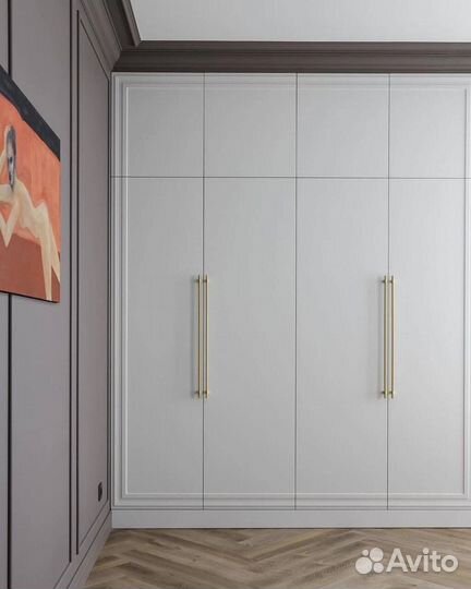 Шкаф с фрезеровкой