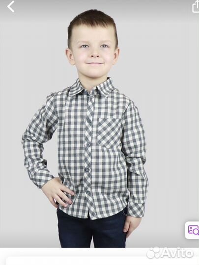 Рубашка для мальчика 128