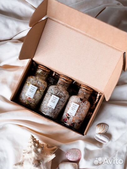 Подарочный набор соли для ванны