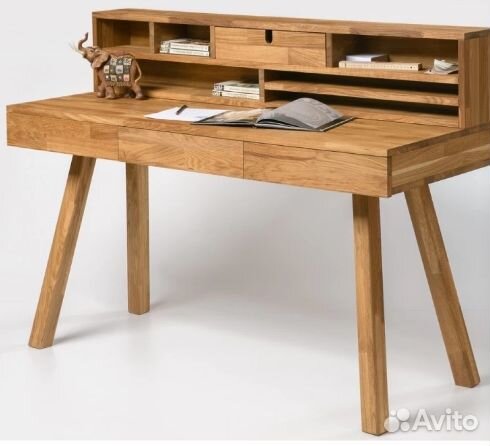 Письменный стол, Стол-секретер 140х60см из массива