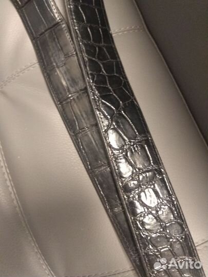 Ремень из кожи крокодила