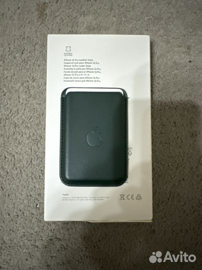 Кожаный чехол на iPhone 15pro