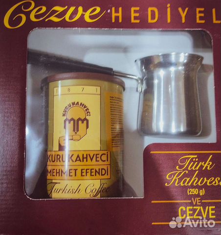 Подарочный набор кофе Mehmet Efendi +турка