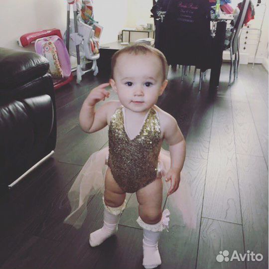 Боди нарядное для девочки в размерах 68, 74, 86