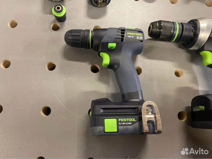 Набор аккумуляторных шуруповертов Festool