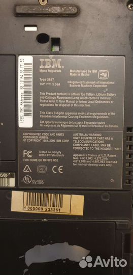 IBM Thinkpad T21