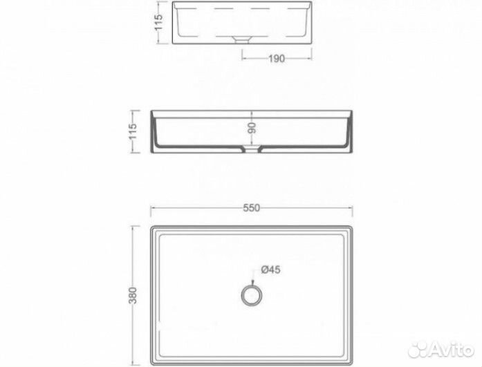 Раковина ArtCeram Scalino SCL002 цвет marrone tort