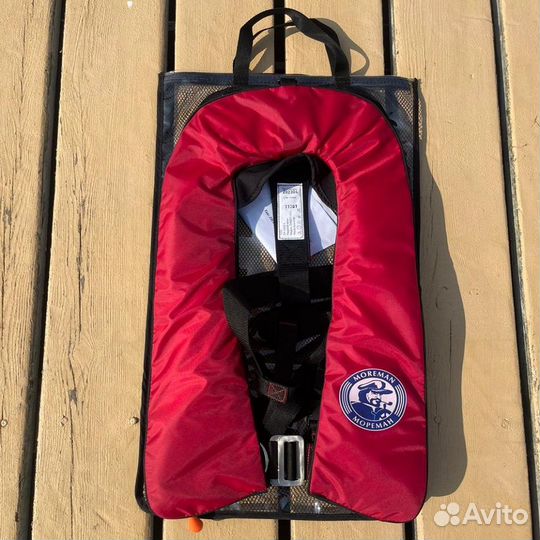 Жилет надувной автоматический, 150 N, красный 1026