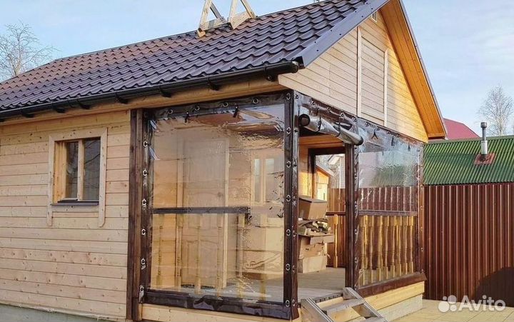 Мягкие окна, шторы пвх