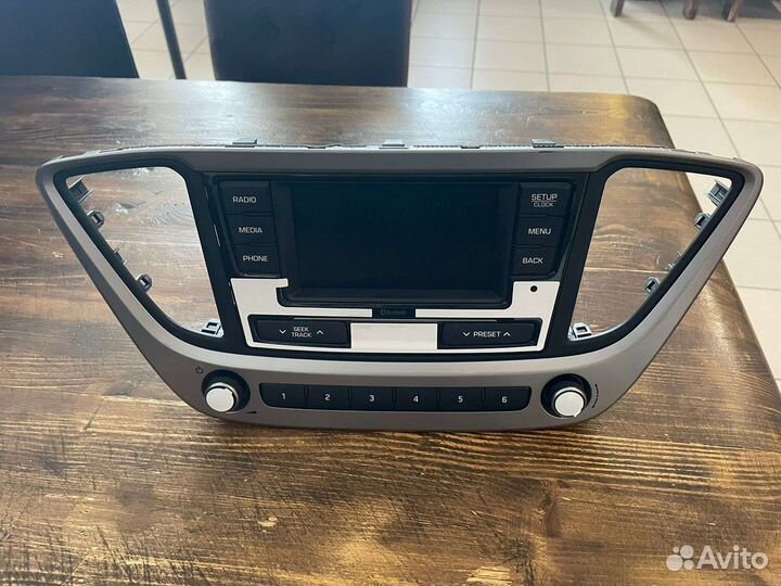 Штатная магнитола на hyundai solaris