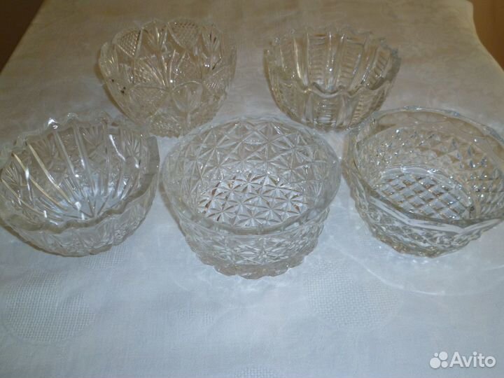 Хрустальные вазочки