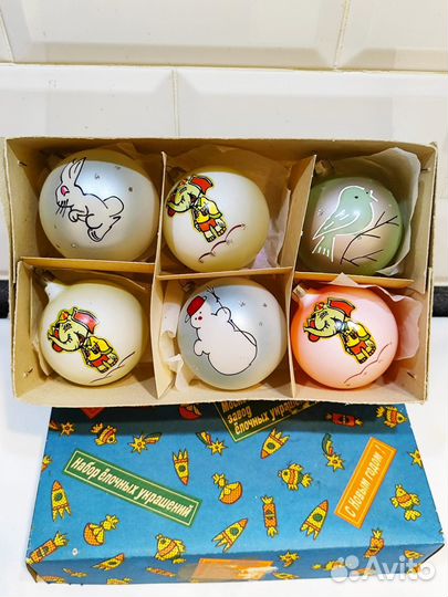 Елочные игрушки СССР