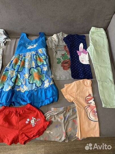 Одежда на лето пакетом на девочку 4-6 лет