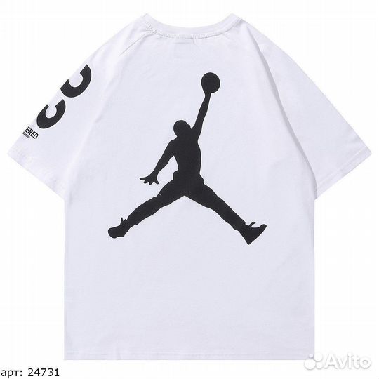 Футболка jordan белая