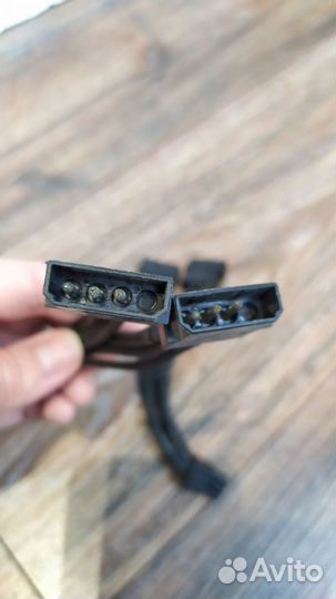 Переходник 6 pin на 2х молекс для видеокарты