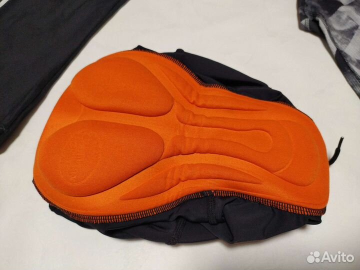 Женские велошорты с памперсом 44 спортивная майка