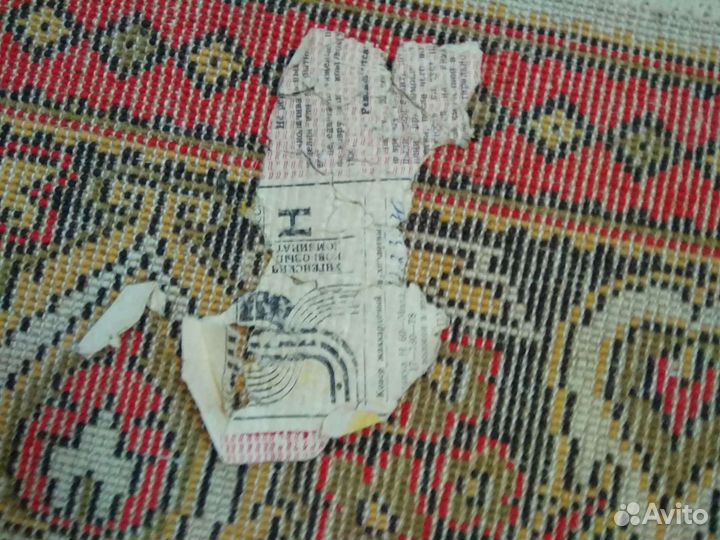 Ковер шерстяной СССР малдова 1986г