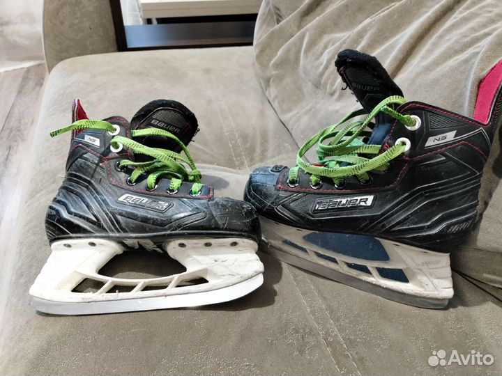 Детские хоккейные коньки bauer NS