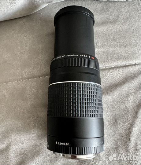 Объектив Canon 75-300 версия III USM (теле+макро)