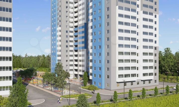 2-к. квартира, 53,8 м², 9/25 эт.