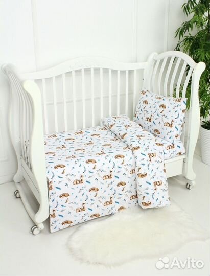 Постельное белье в детскую кроватку, Бязь