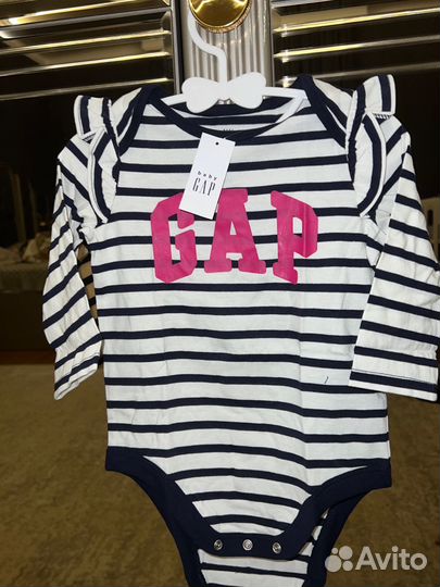 Боди gap для девочки 6-12 мес