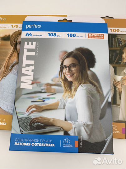 Фотобумага А4 и 10х15 глянцевая и матовая