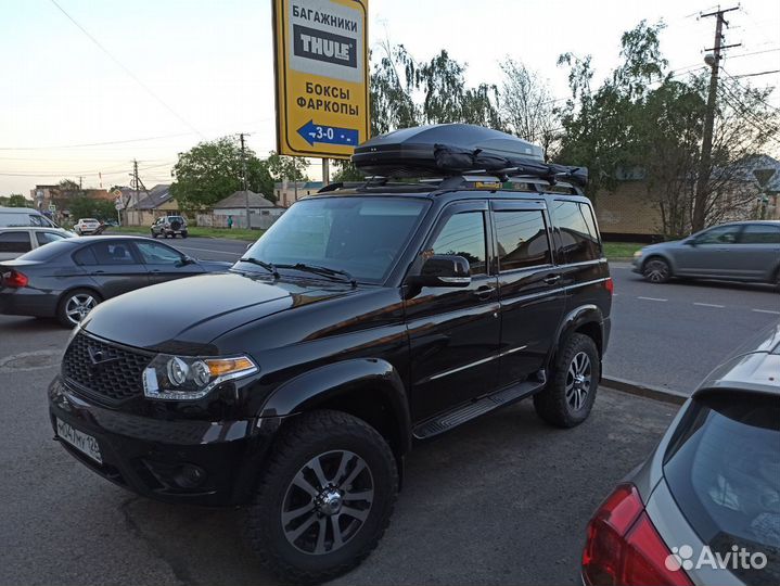 Автобокс на крышу УАЗ Патриот 580 литров