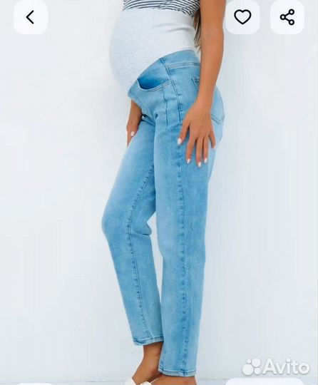 Джинсы для беременных xs (40-42)