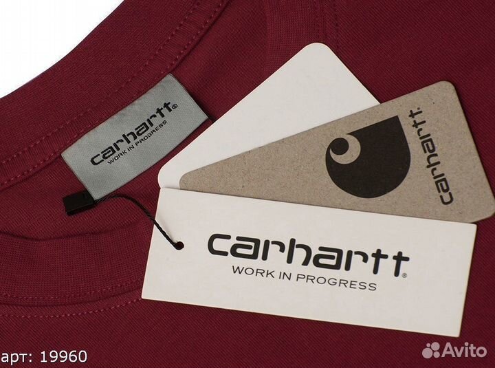 Футболка Carhartt pocket красная