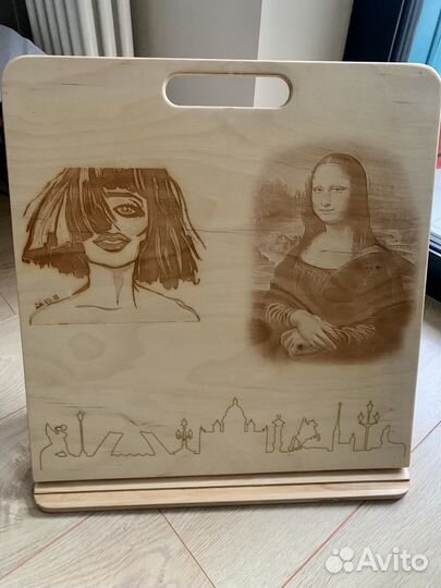 Мольберт ручной работы переносной 46*47