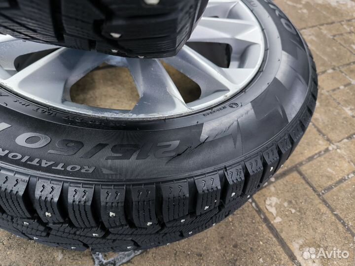 Диски с зимней резиной nissan qashqai 215/60/17