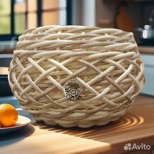 Кашпо из ротанга