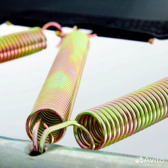 Батут 10ft 306см с лестницей в черном цвете