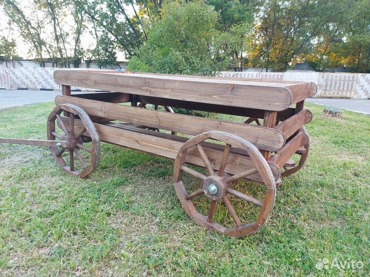 Аренда старинной русской телеги (повозки) №4