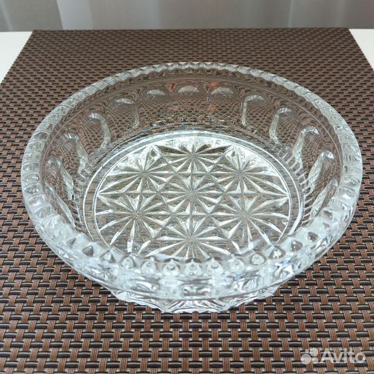 Салатник хрустальный