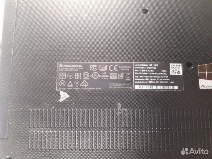 Ноутбук lenovo i3