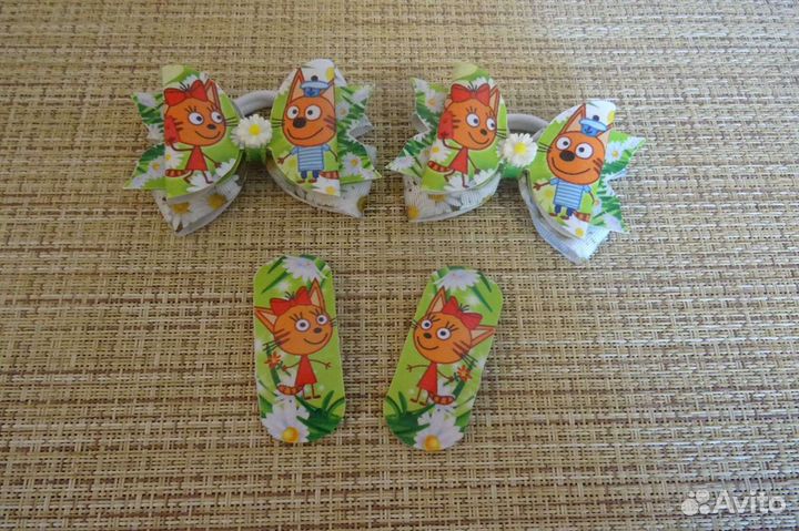 Хит лета Летний набор для девочек (резинки+заколки