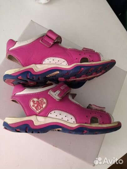 Сандалии на девочку 31 р. кожа