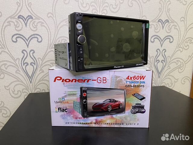 Автомагнитола Pioneer GRS 7633P5 2 DIN - YouTube