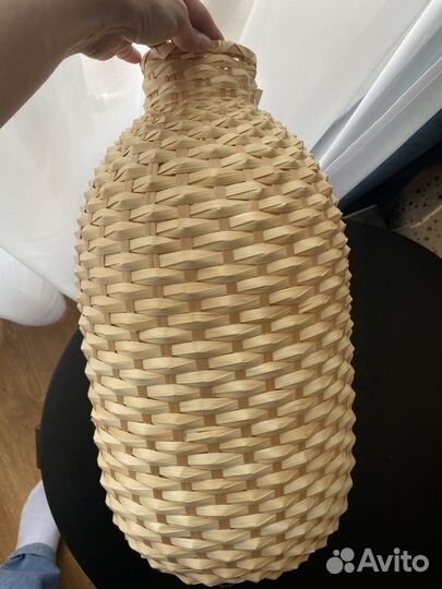 Ваза напольная плетеная IKEA