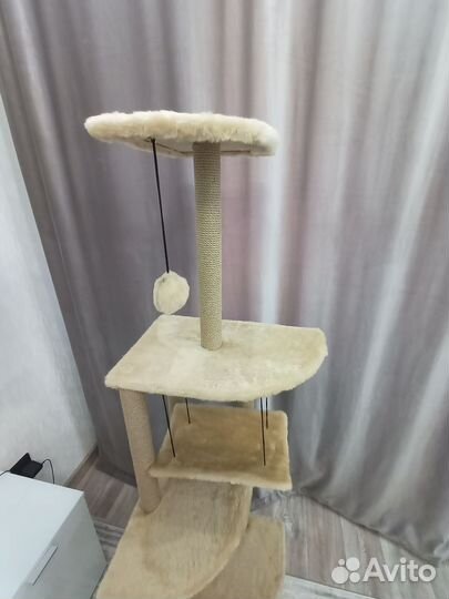 Домик для кошки с когтеточкой